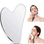 Stainless Steel Heart Gua Sha