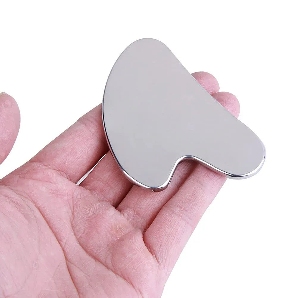 Stainless Steel Heart Gua Sha