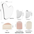 Stainless Steel Heart Gua Sha