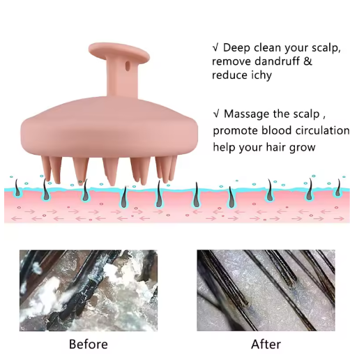Silicone Scalp Cleansing Brush