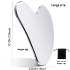 Stainless Steel Heart Gua Sha
